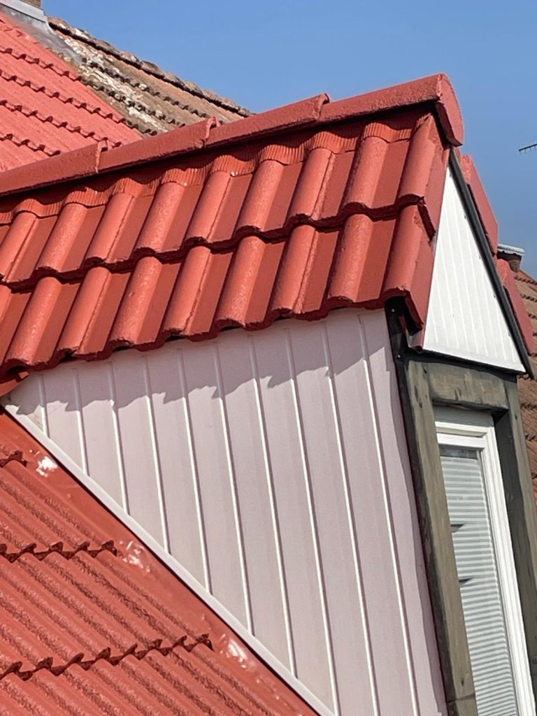 entretien de toiture et application d'un traitement hydrofuge coloré sur tuiles terre cuite à Douai (5)