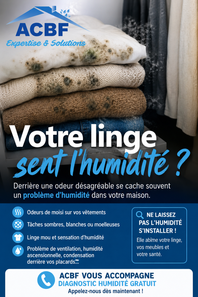 Votre linge sent l’humidité ? Attention à un problème caché dans votre maison